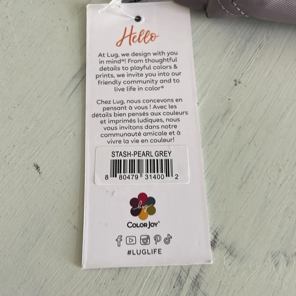 NEW Lug Stash RFID Pouch - gray - Picture 3 of 7